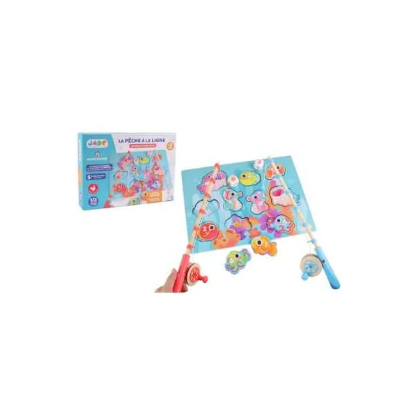 Jeu de pêche à la ligne - JADE - Jouet en bois enfant - Dès 3 ans