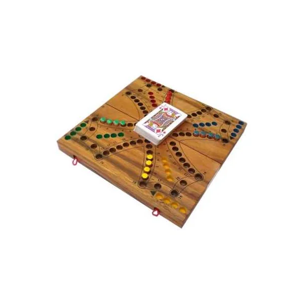 Jeu de Toc 4 Joueurs - Atelier Mikado - Petits Chevaux avec des cartes