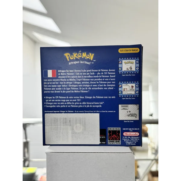 Jeu GameBoy Pokémon Bleue Complet – Neuf jamais ouvert