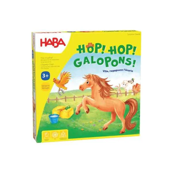 Jeu Hop Hop Galopons Haba | Jeu de Course de Chevaux dès 3 ans