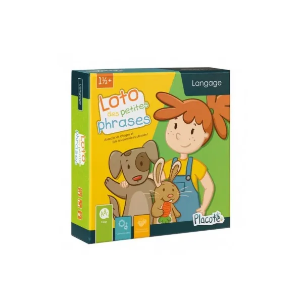 Jeu Le Loto des petites phrases Placote - Éveil Langage dès 2 ans