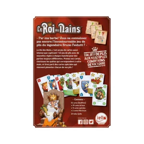 Jeu Le Roi des Nains - Iello | Un Classique du Jeu de Plis