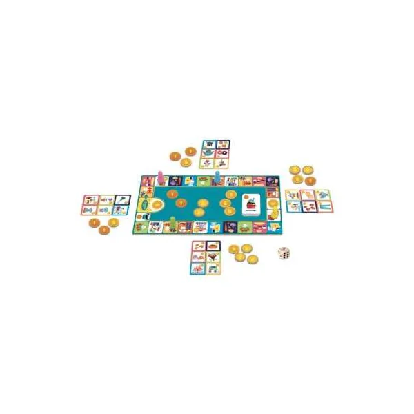 Jeu P'tit Market - Djeco - Jeu de parcours et d'achat