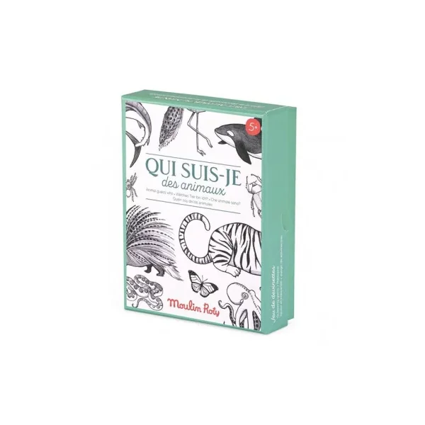 Jeu Qui suis je des animaux Tout autour du monde - Moulin Roty