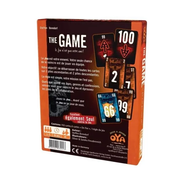Jeu The Game - Le Défi Coopératif Ultime | À partir de 8 ans