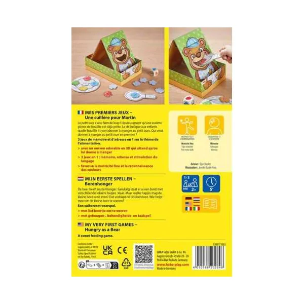 Jeu Une cuillère pour Martin Haba | Jeu de Manipulation dès 2 ans