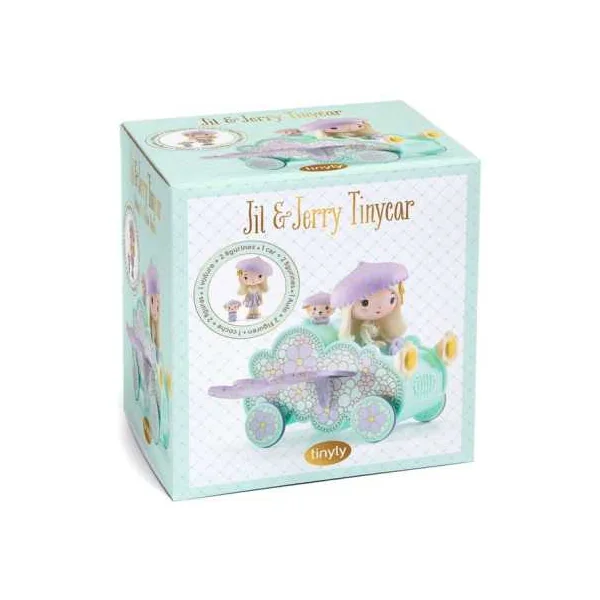 Jil Tinycar - Figurines Tinyly - Djeco - Personnages - De 4 à 9 ans