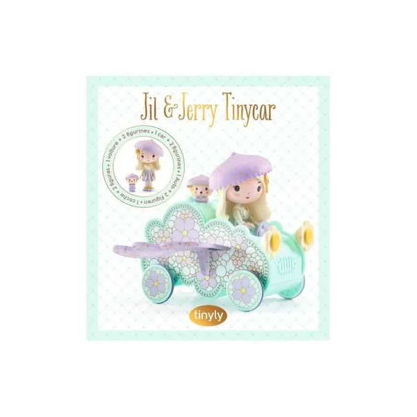 Jil Tinycar - Figurines Tinyly - Djeco - Personnages - De 4 à 9 ans