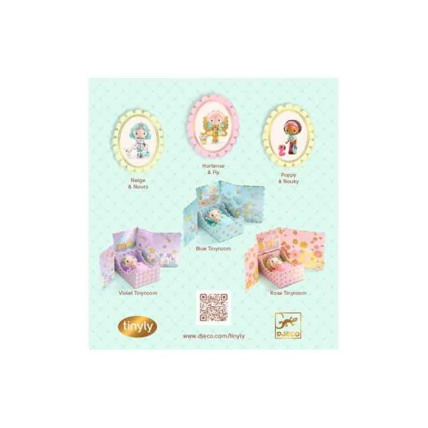 Jil Tinycar - Figurines Tinyly - Djeco - Personnages - De 4 à 9 ans