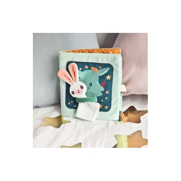 Joe et son doudou livre d'activité - Lilliputiens - Livre d'éveil en tissu