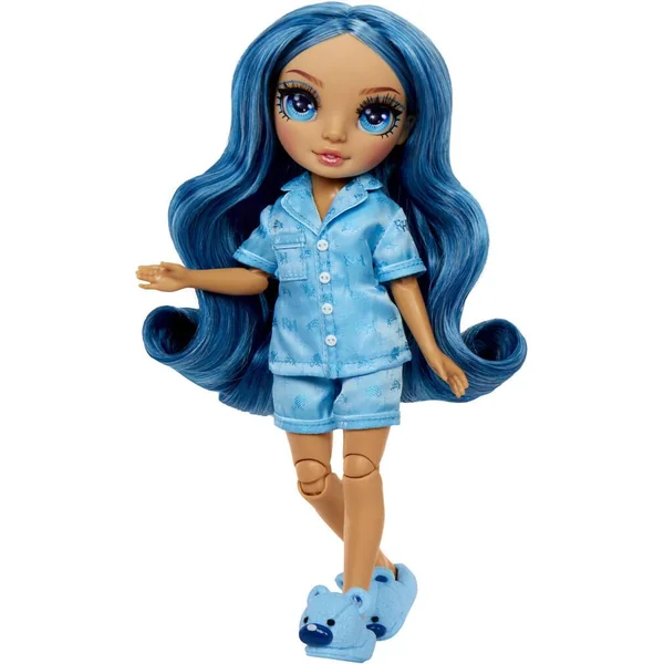 JUNIOR HIGH PYJAMA PARTY POUPEE MANNEQUIN 22CM - SKYLER BLEU ET ACCESSOIRES