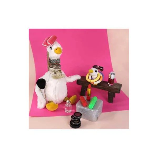 Jébongou l'oie blanche - Les Ptipotos by Déglingos - Peluche