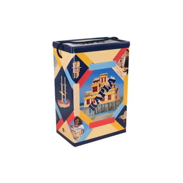 KAPLA Coffret Eté - 200 Planchettes en Bois Colorées 3-99 ans