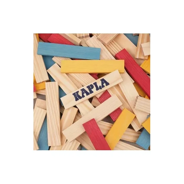 KAPLA Coffret Eté - 200 Planchettes en Bois Colorées 3-99 ans
