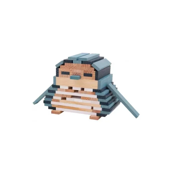 KAPLA Coffret Hiver - 200 Planchettes en Bois Colorées 3-99 ans