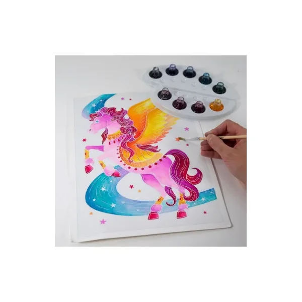 Kit Aquarelle Licornes & Pégases Sentosphère - Loisirs Créatifs 8+