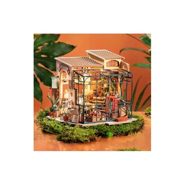 Kit DIY Miniature Emily's Flower Shop Rolife | Maquette Bois & LED