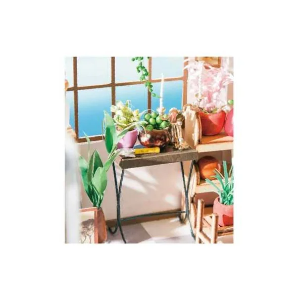 Kit DIY Miniature Emily's Flower Shop Rolife | Maquette Bois & LED