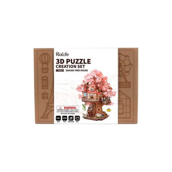 Kit DIY Miniature Sakura Tree House Rolife | Maquette 3D dès 14 ans
