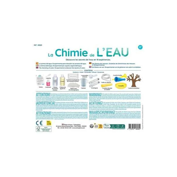 La Chimie de l'Eau Sentosphère dès 8 ans : Kit Expériences DIY