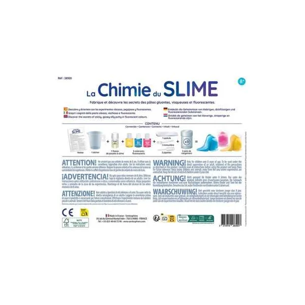 La Chimie du Slime Sentosphère dès 8 ans : Kit Expériences DIY