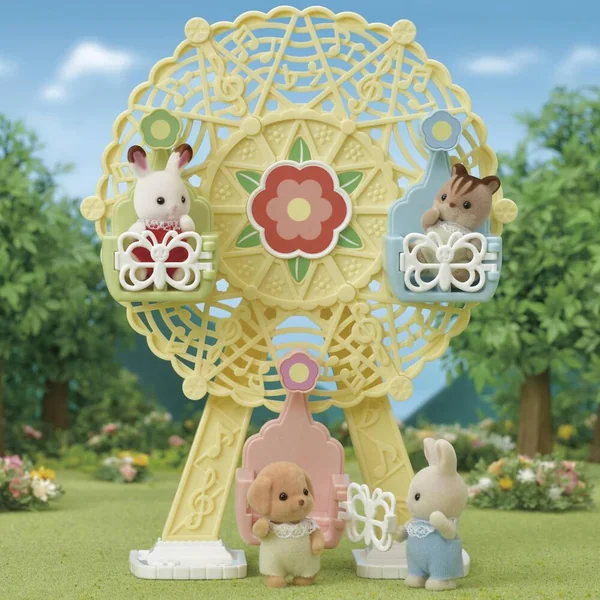 LA GRANDE ROUE DES BEBES ET MILO LE BEBE CANICHE - TOUT POUR BEBES