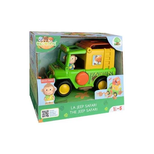 La Jeep Safari Klorofil avec Figurine | Véhicule dès 18 mois