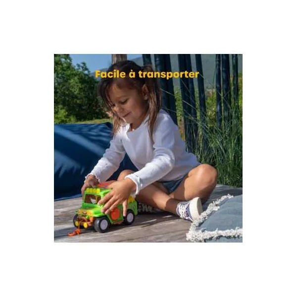 La Jeep Safari Klorofil avec Figurine | Véhicule dès 18 mois