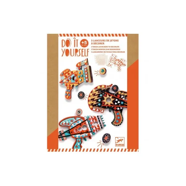 Lanceurs de jetons à décorer Kosmik - Do it Yourself Djeco