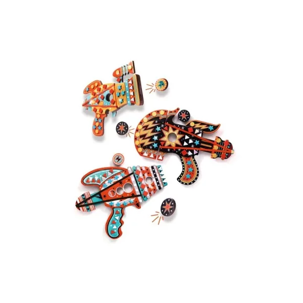 Lanceurs de jetons à décorer Kosmik - Do it Yourself Djeco