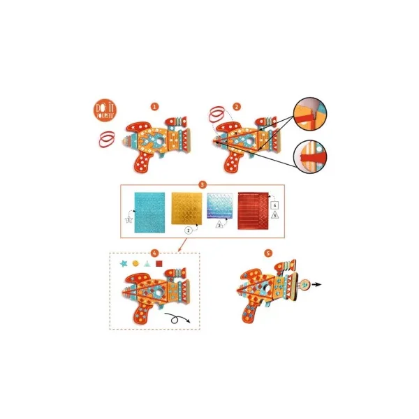 Lanceurs de jetons à décorer Kosmik - Do it Yourself Djeco