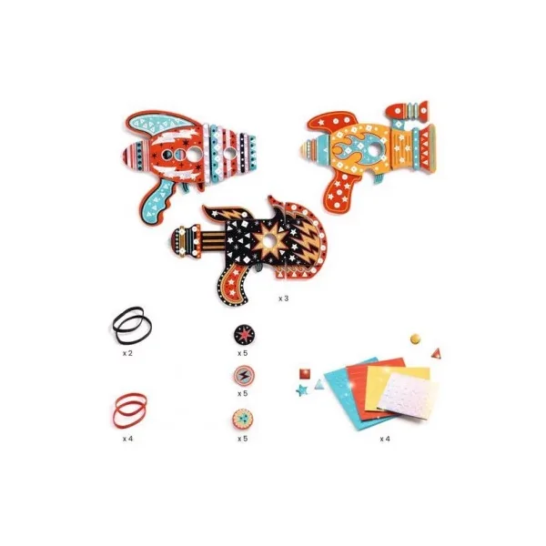 Lanceurs de jetons à décorer Kosmik - Do it Yourself Djeco