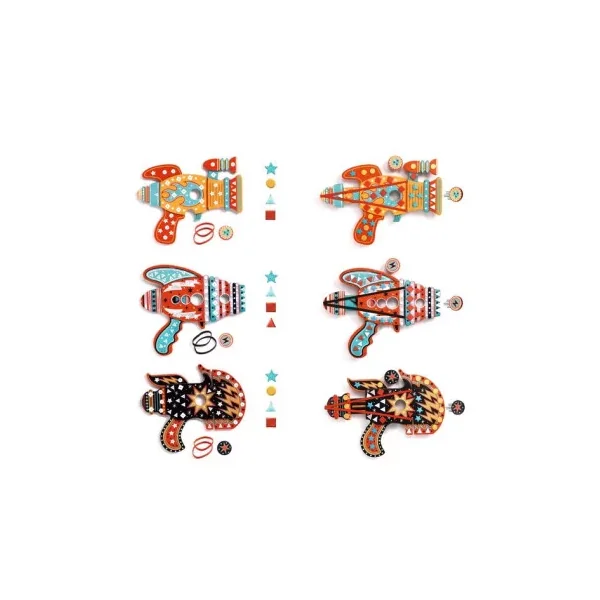 Lanceurs de jetons à décorer Kosmik - Do it Yourself Djeco