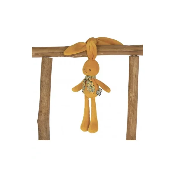 Lapin Lapinoo Ocre Kaloo 25 cm | Doudou aux Grandes Oreilles
