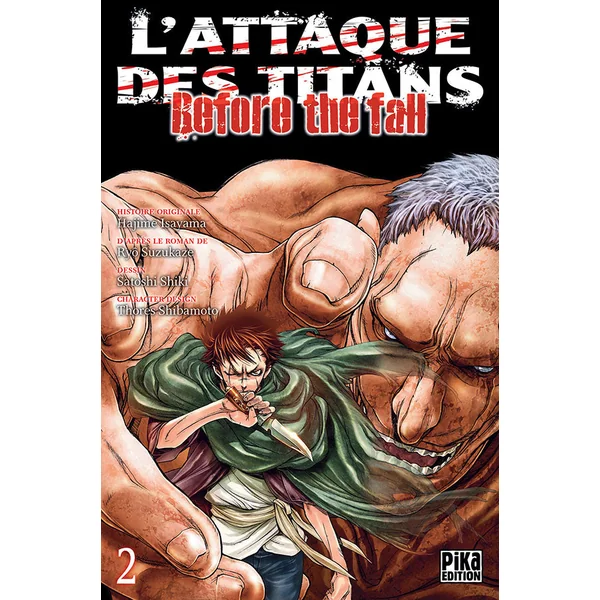 L'Attaque Des Titans - Before The Fall - Tome 01 & 02 (Offre Pika Éditions 1 Tome Acheté = 1 Tome Offert)