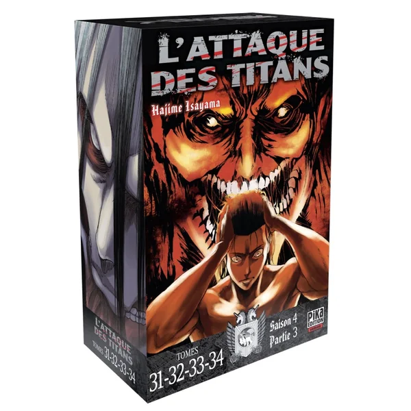L'Attaque des Titans - Shingeki No Kyojin - Coffret Tome 31 à 34