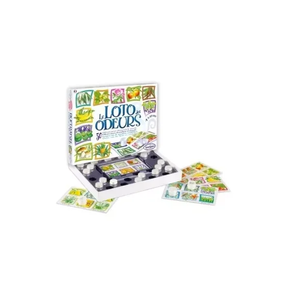 Le Loto des Odeurs Sentosphère dès 4 ans : Jeu d'Éveil Sensoriel