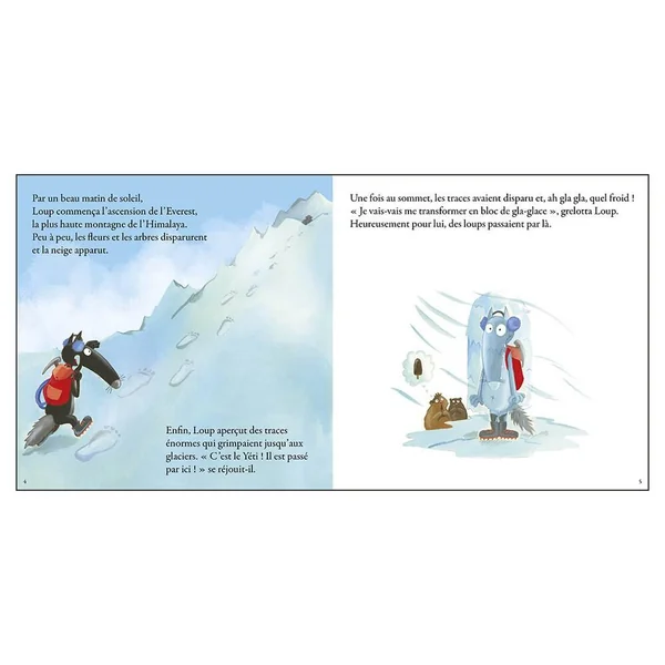 LE LOUP QUI ESCALADAIT LES MONTAGNES