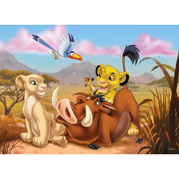 LE ROI LION - PUZZLE DOUBLE FACE MAXI FLOOR 24 PIECES