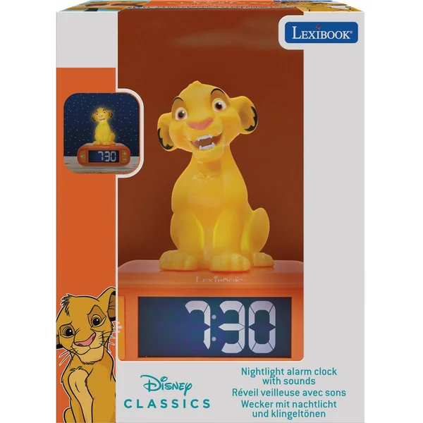 LE ROI LION - REVEIL - VEILLEUSE SIMBA AVEC EFFETS SONORES ET MUSIQUES