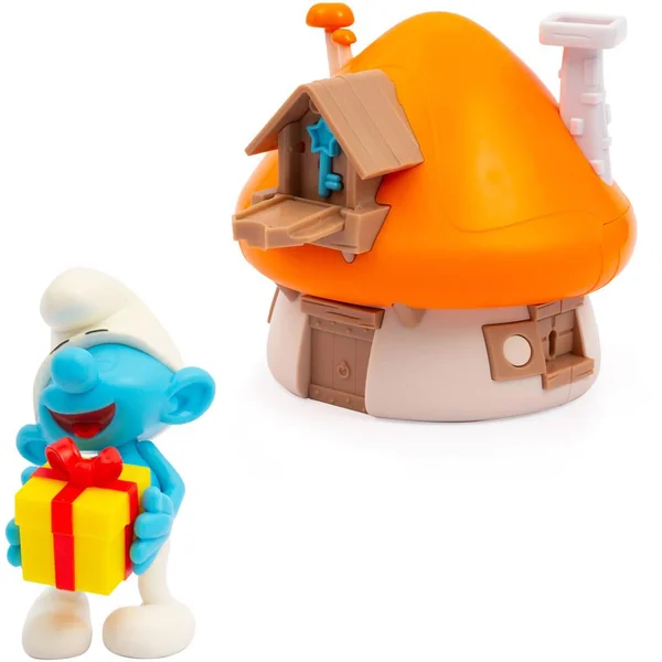 LES SCHTROUMPFS - MAISON MAGIQUE AVEC CLE 1 FIGURINE ET DES ACCESSOIRES - STCHTROUMPFS FARCEUR