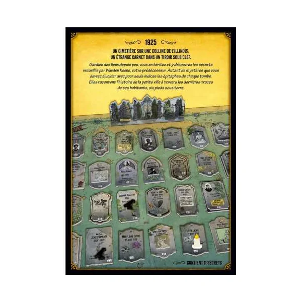 Les Secrets de Warden Keene - Jeu d'enquête - Bombyx - Dès 10 ans