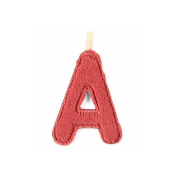 Lettre A rose phosphorescente - Lilliputiens - Décoration chambre