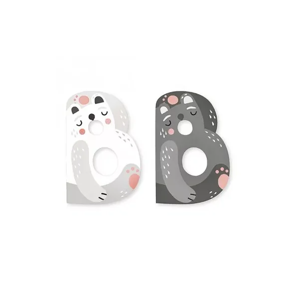 Lettre B en bois Michelle Carlslund - décoration Vilac - LaPouleAPois.fr