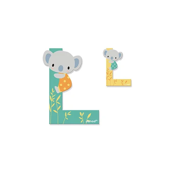 Lettre L en bois Pure - Janod - Décoration chambre d'enfant