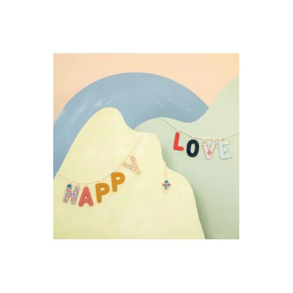 Lettre N jaune phosphorescente - Lilliputiens - Décoration chambre