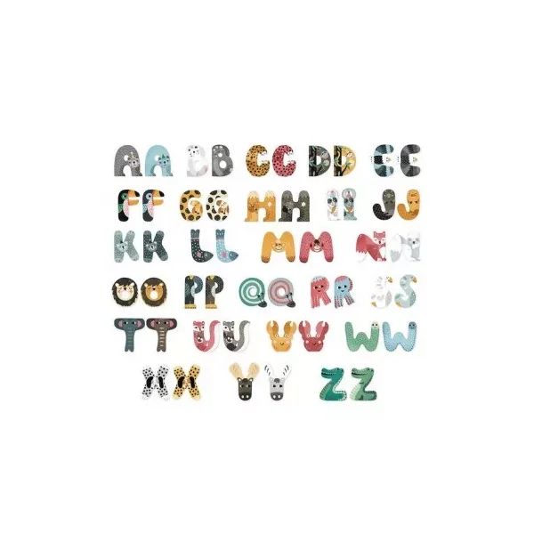 Lettre Q en bois Michelle Carlslund - décoration Vilac - LaPouleAPois.fr