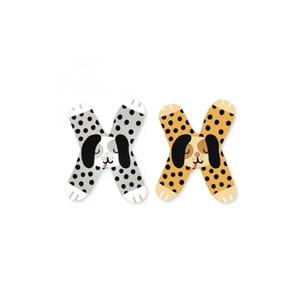 Lettre X en bois Michelle Carlslund - décoration Vilac - LaPouleAPois.fr