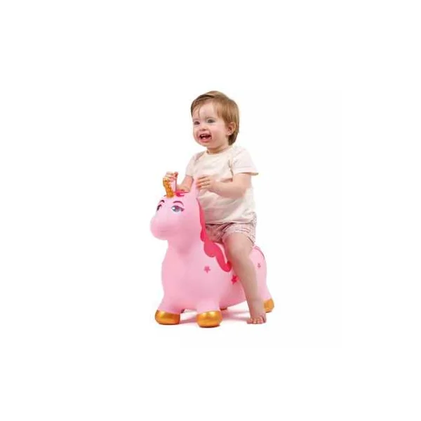 Licorne Bondissante Ludi - Animal Sauteur Enfant 10 mois+