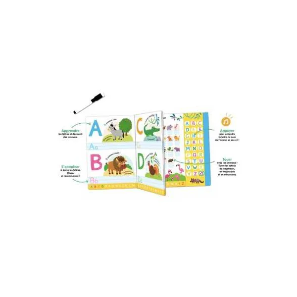 Livre ABC Sonore 123 Soleil | Apprendre l'Alphabet dès 3 ans